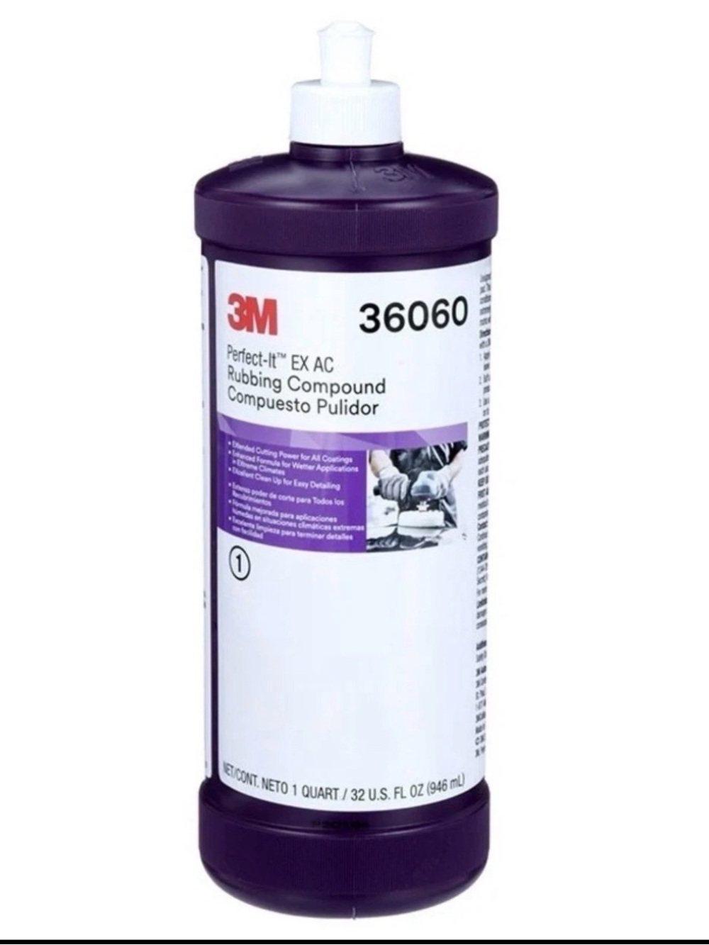 3M Perfect-It EX AC Rubbing Compound - Purple